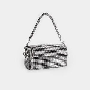 GIARITÉ Rio Silver Rhinestone Bag